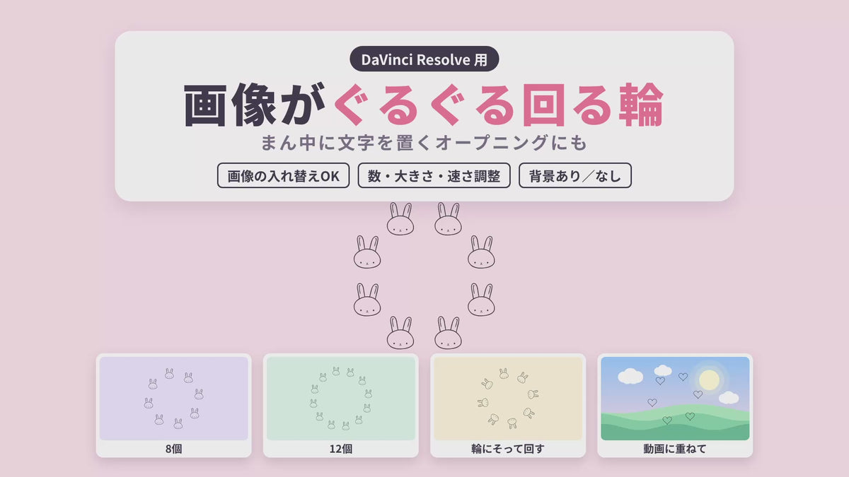 [BG-15]画像がぐるぐる回る輪